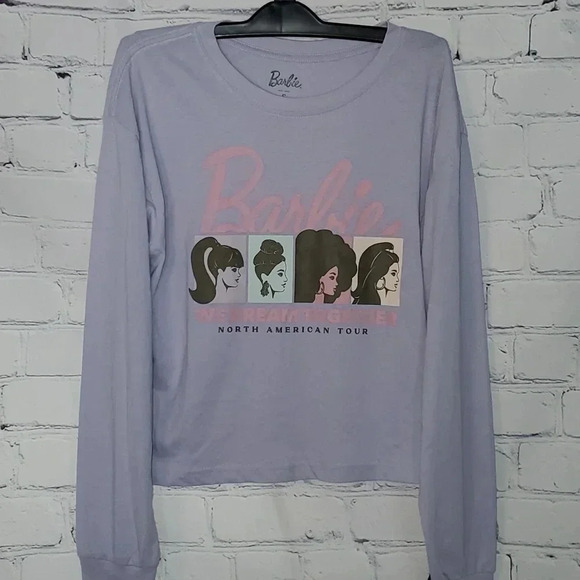 Barbie Oversized Crop Top NWOT - Picture 1 of 6